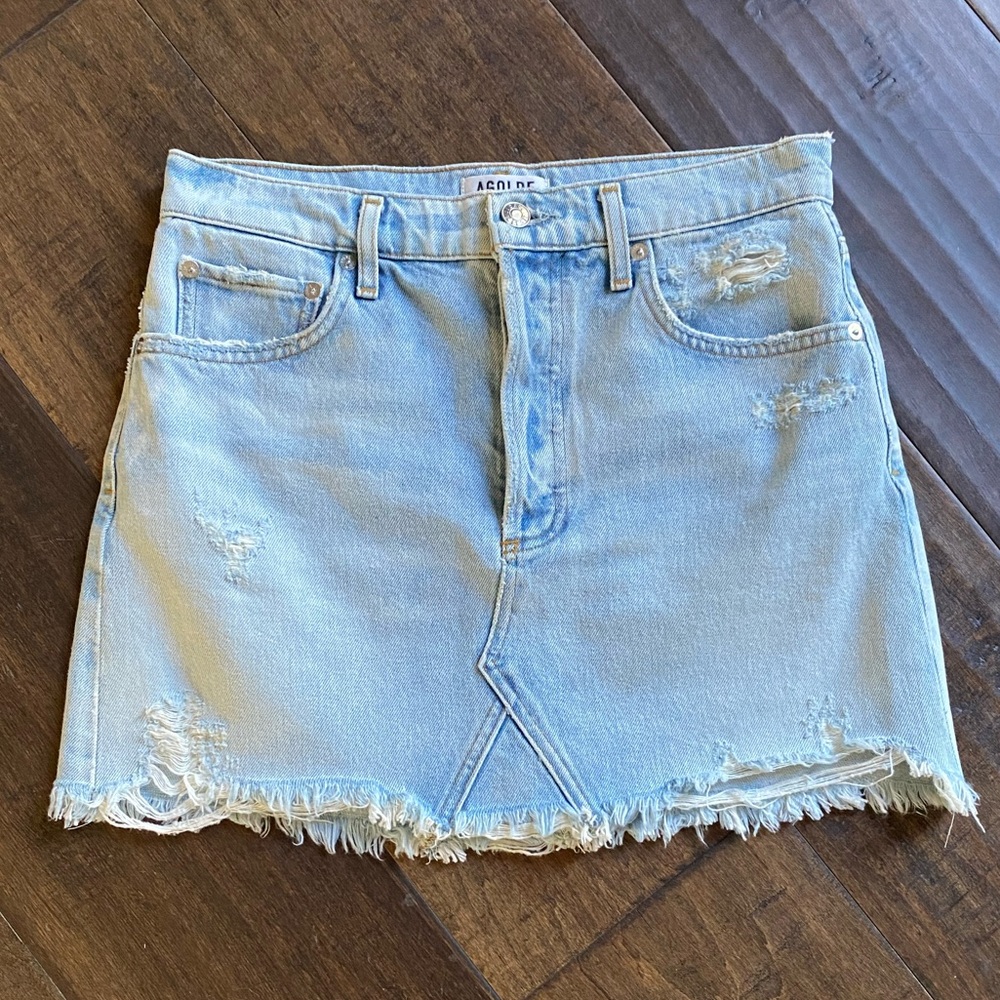 Agolde denim skirt, Size 27